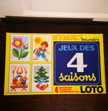 Ancien Vintage JEUX DES 4 SAISONS LOTO Volumétrix Réf 6034