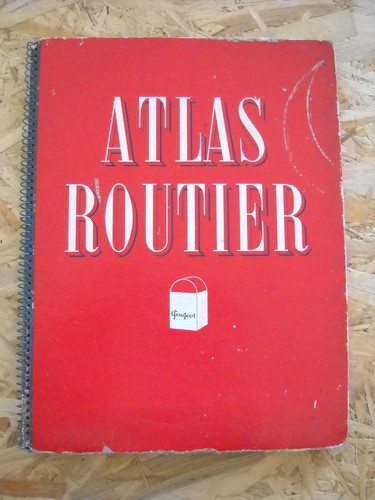Atlas routier peugeot carte - routier,