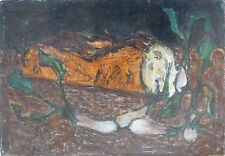 Raoul PRADIER (1929-2017) HsT 1952 24x34cm École de Paris Jeune Peinture