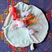 XP / DOUDOU PLAT MOULIN ROTY LIBELLULE ZEPHIR & ZOE FEUILLE ORANGE VERT TTBE