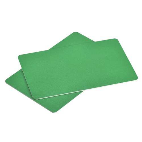 Cartes pvc vert carte 30mil - cartes,