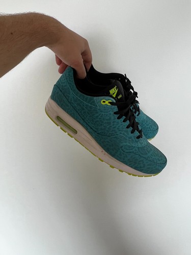 Air max leopard - leopard, blue