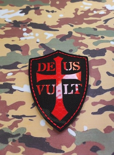 Patch deus vult - patch, des