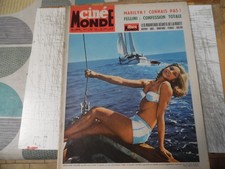 CINEMONDE NO 1565-08/1964-DALIDA-JACQUES BREL-JEAN FERRAT-DIVERS-FILMS-VOIR