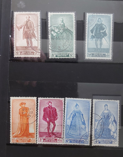 Lot timbres belge 1949 - lot,