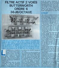 Filtre actif 2 voies - LED n°109.