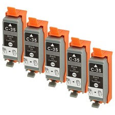 5x Cartouches noir 10ml compatible avec Canon Pixma IP110 IP100P ip100 IP100v