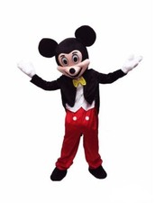 Mickey Mouse Adulte Costume Mascotte Disney Halloween Fête Birthday Filles Neuf