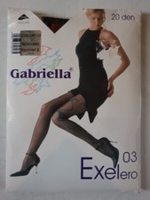 COLLANT FANTAISIE GABRIELLA 20 DEN TAILLE 2 MODELE EXELERO 03 COULEUR NOIR/ROUGE