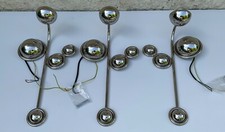 HUBERT LE GALL LAMPES 3 APPLIQUES MURALES MODÈLE PÉTILLE ORIGINAL FRENCH DESIGN