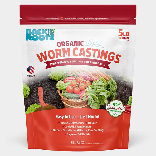 Organic worm castings - lb.,