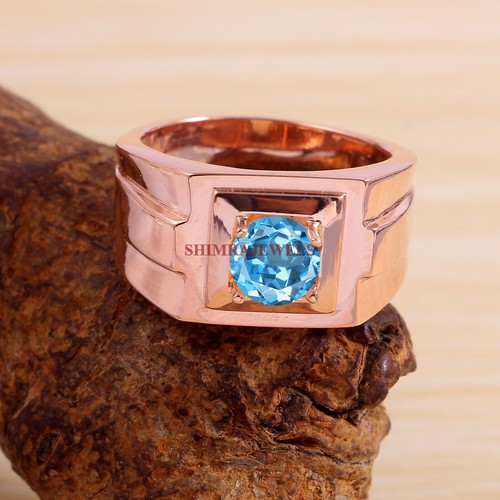 Naturel bleu gemme topaze avec - bleu,