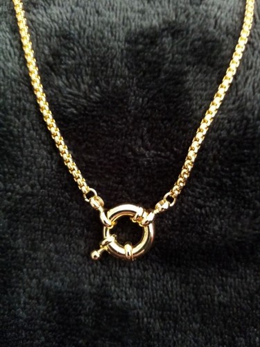 Collier doré fin 18k - doré,