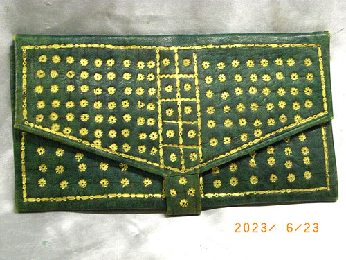 Ancien porte feuille - porte,