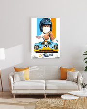 Plaque métallique Steve