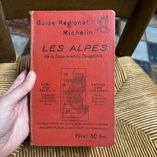 Guide Michelin Rouge Régional, Les Alpes, Année 20