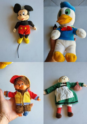 Lot poupées peluche - lot,