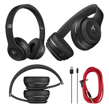 Beats by Dr.Dre Solo3 Bluetooth sans Fil sur Oreilles Casque Mat Noir - Bonne