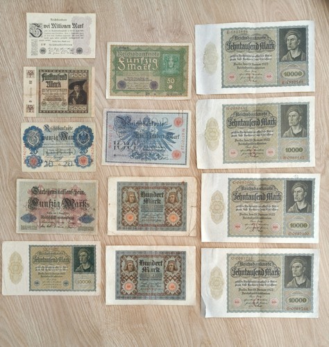 Lot billets allemagne - 13,