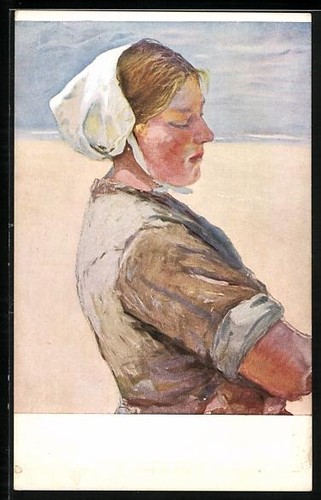 Carte postale artiste g - d'artiste,