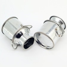  2 Pcs Mini Seau Metal Accessoires Pour Maison Miniature Mini-seau