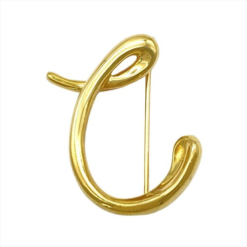 Broche lettre tiffany co - &,
