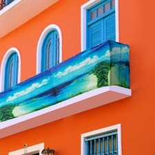 Accessoires d'écran de confidentialité pour balcon Clôture de patio