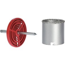 Trépan fixe lame acier carbone concrétion carbure ° 67 mm profondeur 55 mm SCID