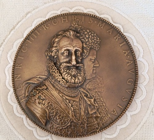 Grosse medaille bronze henri - medaille,