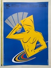 Barcelona olympics 1992 art poster spain vintage poster