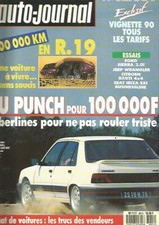L'AUTO JOURNAL N°14 R19 / FORD SIERRA 2.0i / JEEP WRANGLER / BX GTI 4X4 / IBIZA