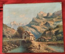 Superbe huile du XIX siècle