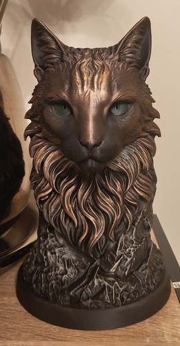 Buste décoratif tête chat - buste,