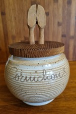 Pot à cornichons en grès du