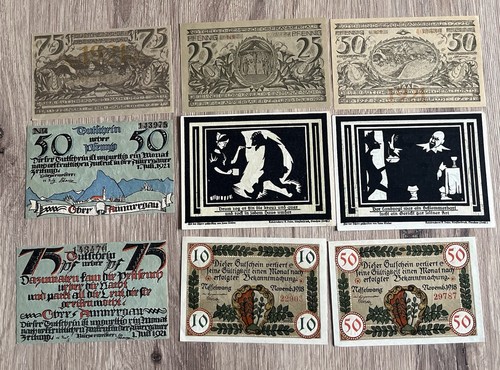 Lot billets allemand - 15,