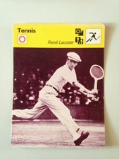 CARTE EDITIONS RENCONTRE 1979 / TENNIS - RENE LACOSTE