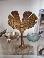 BERNARD JOBIN Art Moderne Bronze Surréaliste Femme Feuille XX ème