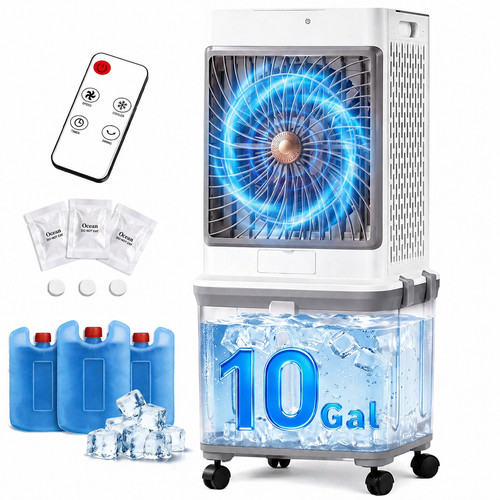 Evaporative air cooler - 4-in-1,