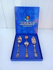 Coffret Cuillère À Absente Absinthe En Métal Argenté