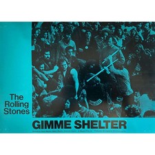 THE ROLLING STONES - GIMME SHELTER Original Lobby Card N07 - 11x15 in. - 1970 -