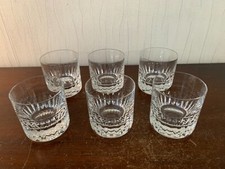 14 verres à whisky modèle Jersey en cristal de Saint Louis (prix à la pièce) GM