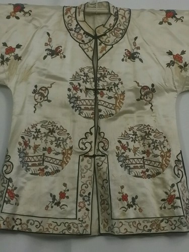 Antique chinese silk robe - chinese,