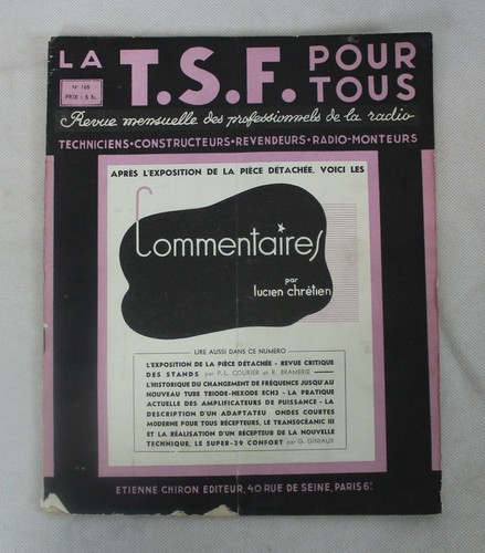 Revue magazine tsf pour - revue, la