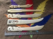 coupe papier ouvre lettre ancien rare lot tres decore antique letter opener