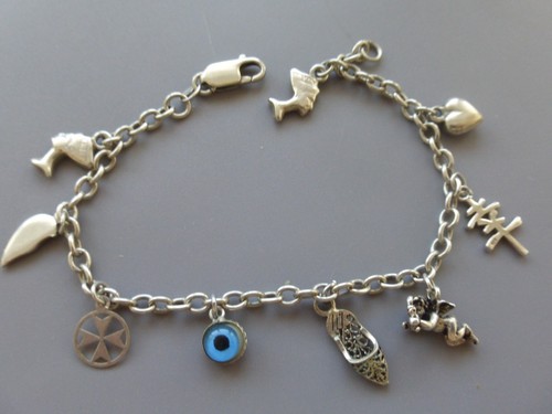 Bracelet ancien argent massif - ancien,