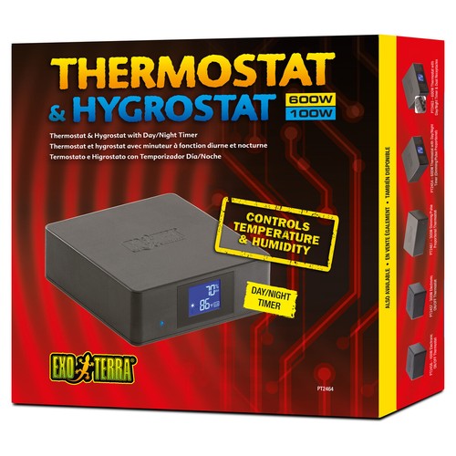 Exo terra thermostat hygrostat - exo,