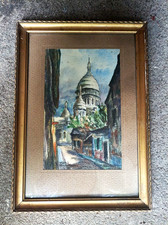 Pastel encadré et signé Fr