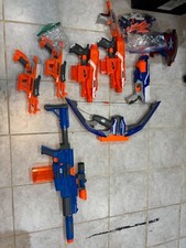 Variety nerf guns with - of,