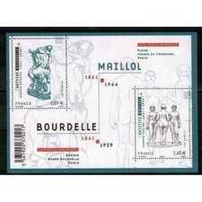 FRANCE 2011   Maillol et Bourdelle  BF   MNH ***