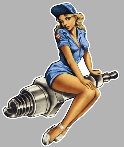 Sticker pinup bougie - sticker,